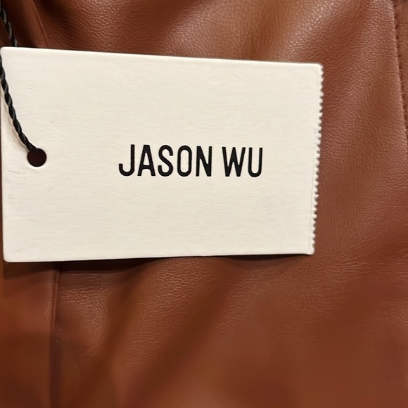 Jason Wu Womens Faux Leather Pants Size L - Picture 6 of 6
